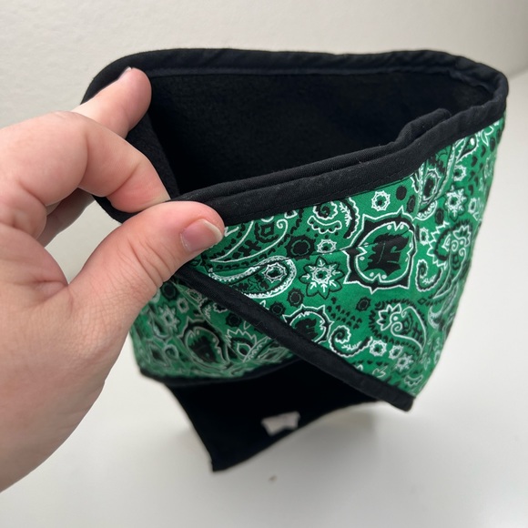 Green Paisley Dog Bandana - Picture 8 of 11